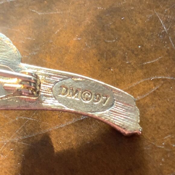 Vintage Bouquet Rose brooch DM97 - Picture 3 of 4